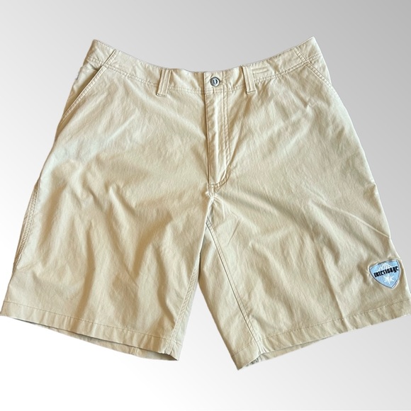 Patagonia Shorts Men’s Size 36 Tan Nylon Interlodge Hiking Flat Front Shorts - Picture 2 of 10